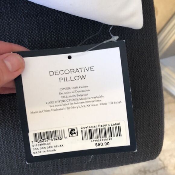 Charter Club RELAX pillow New with tags - 2 available - Picture 2 of 5